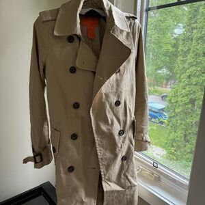 Women's Camel Trench Coat